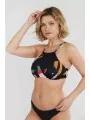 sutien bikini pt. femei Fundango Hogg High Neck Top multicolor 1