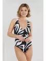 costum de baie pt. femei Fundango Venus Classic Suit negru 1