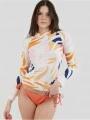 lycra cu maneci lungi pt. femei Fundango Joyce Long Sleeve Rashguard alb 1