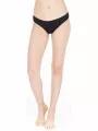chiloti bikini pt. femei Fundango Citrana bottom negru 1