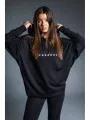 pulover cu gluga pt. femei Fundango RICHMOND Hooded Pullover negru 1