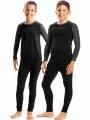 set de lenjerie de corp Fundango SEAMLESS JR Baselayer Set negru 1
