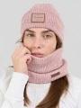 caciula tricotata pt. femei Fundango Grace Beanie roz 1